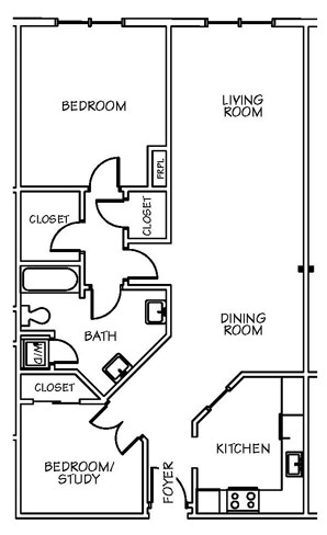 Floorplan - Lenox Village Apartments