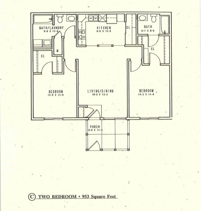 Floorplan - St. James Apartments