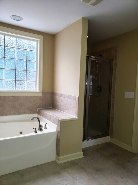 masterbed jacuzzi tub and stand-up shower - 120 Thistle Top Trl