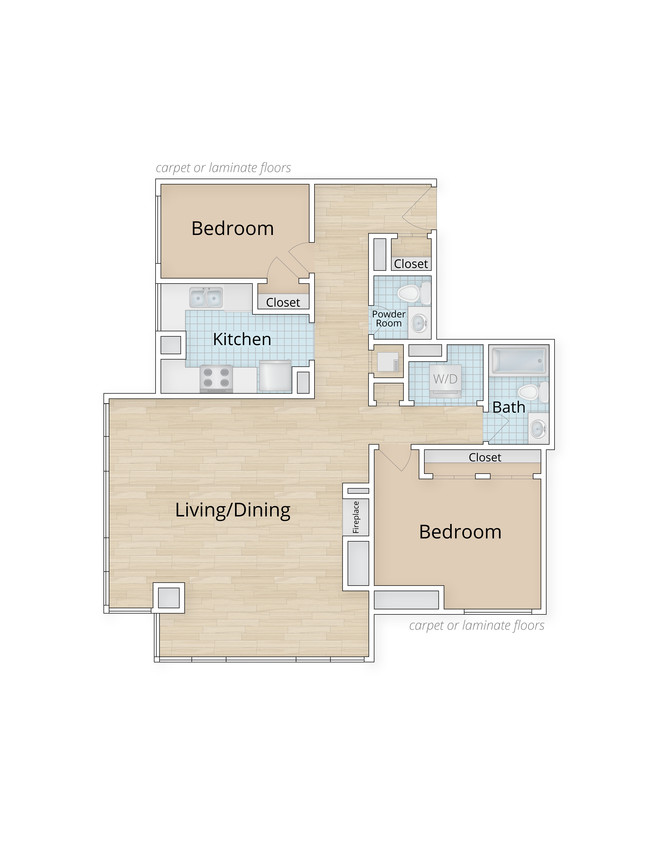 Floorplan - 1633 Q Apartments