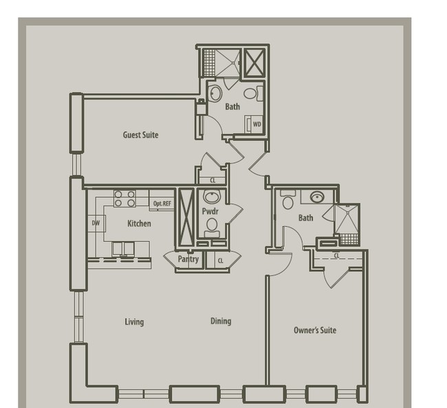 2BR/2.5BA - The Calhoun Lofts