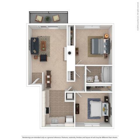 Floorplan - Emerson Apartments