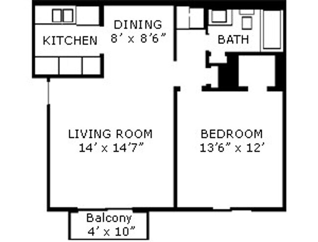 Building Photo - 1 Bedroom 1 Bath Balcony Apartment Available