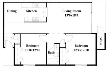 Floorplan - Ridge Creek Apartments