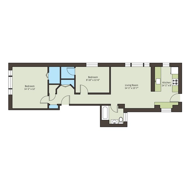 Floorplan - 5301-5307 S. Maryland Avenue