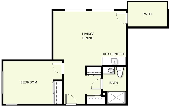 1BR/1BA - The Lodge at White Bear