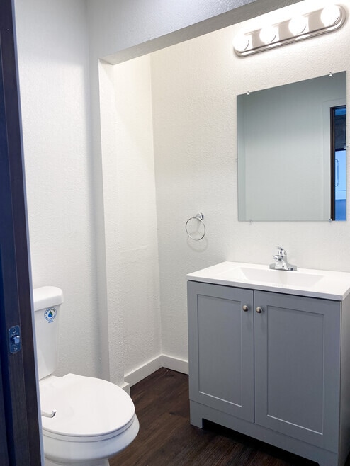 Bathroom sink and toilet - 719 SW 4th St