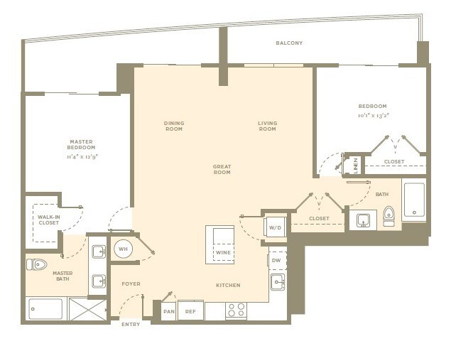 Floorplan - Amaray Las Olas by Windsor