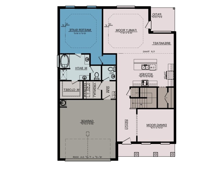 bottom floor plan - 291 Avebury Rd