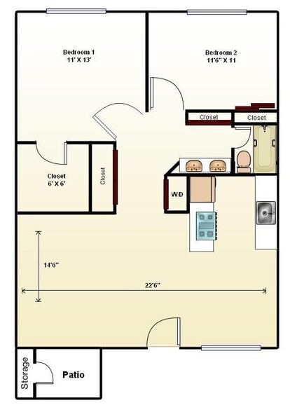 Interior Photo - Stadium Village Apartments