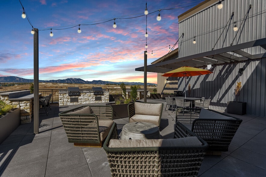 Sky Lounge: Sip, socialize, and soak in the scenery - Flatiron Flats Apartments