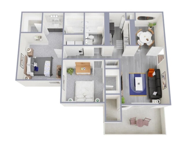 Floorplan - The Waverly Apartments