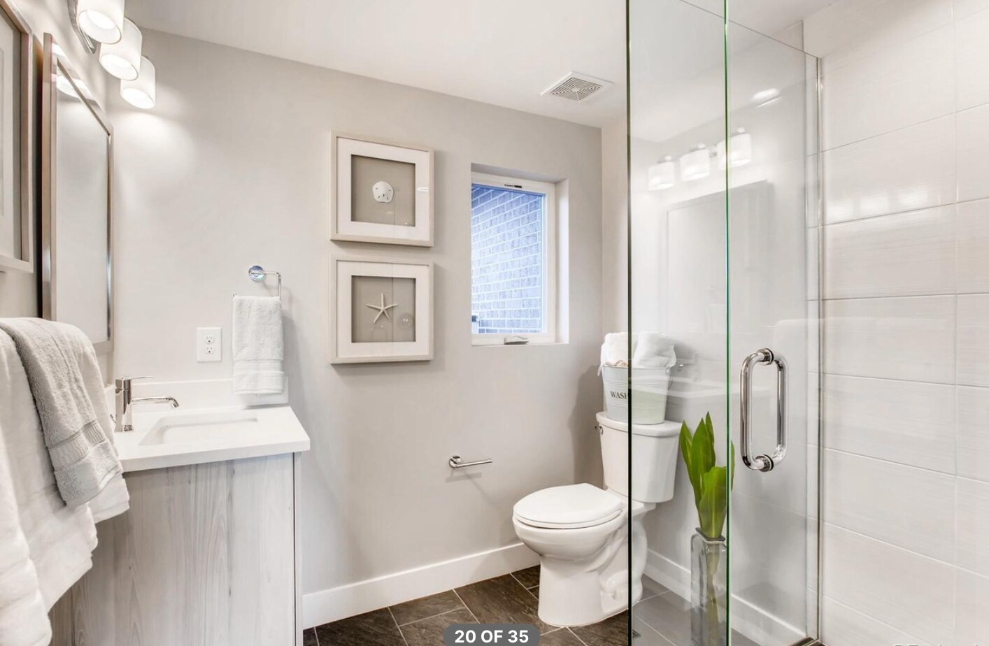 Top floor Bath and shower on rooftop level - 2765 S Sherman St