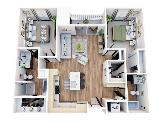 Floorplan - Banyan on Washington