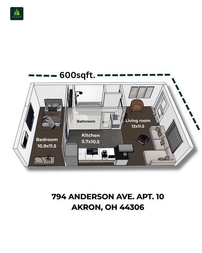 Building Photo - A comfortable 1 Bedroom with 1 Bathroom apartment in Anderson Avenue