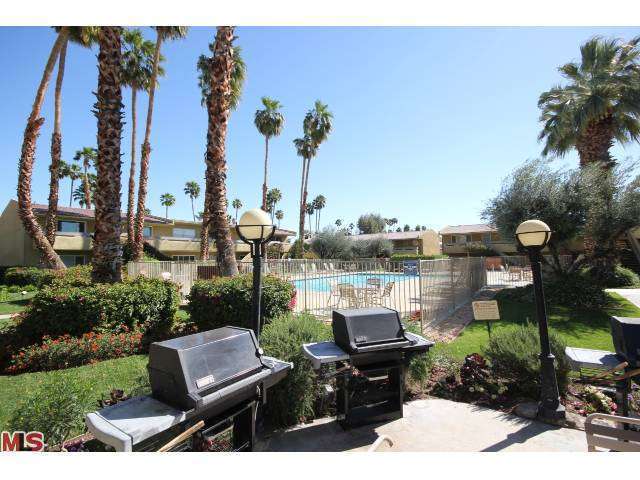 3 of 6 BBQ's and outdoor seating area poolside - 1950 S Palm Canyon Dr