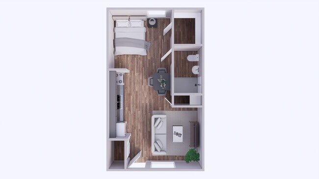 Floorplan - Pecan Hill Apartments