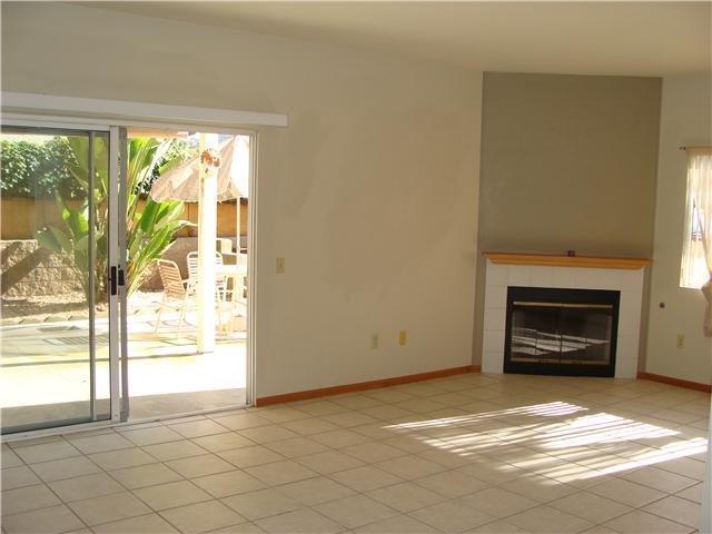 Great Room with Fireplace Slider to backyard - 1388 Palomar Pl
