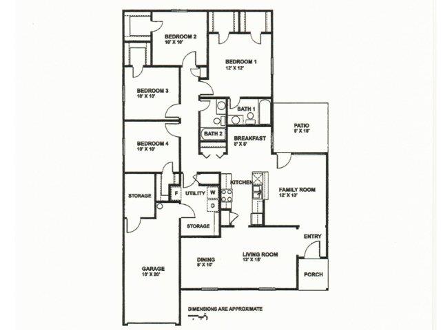 Floorplan - Raeford Fields