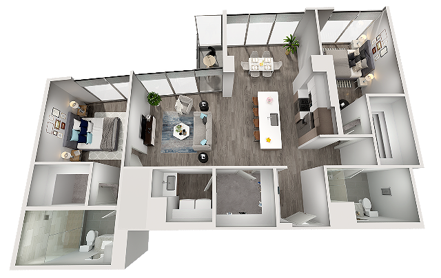 C5A Avril 1516 sq ft - Aspire Post Oak