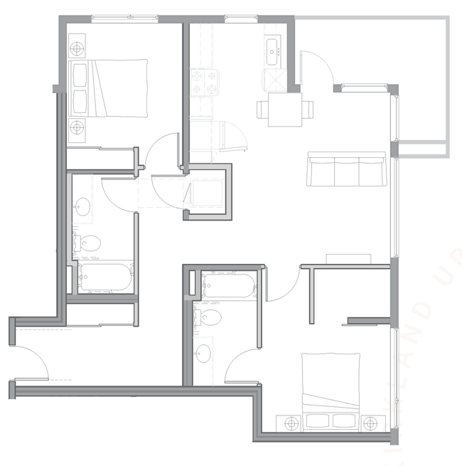 Floorplan - Uptown at Kirkland Urban