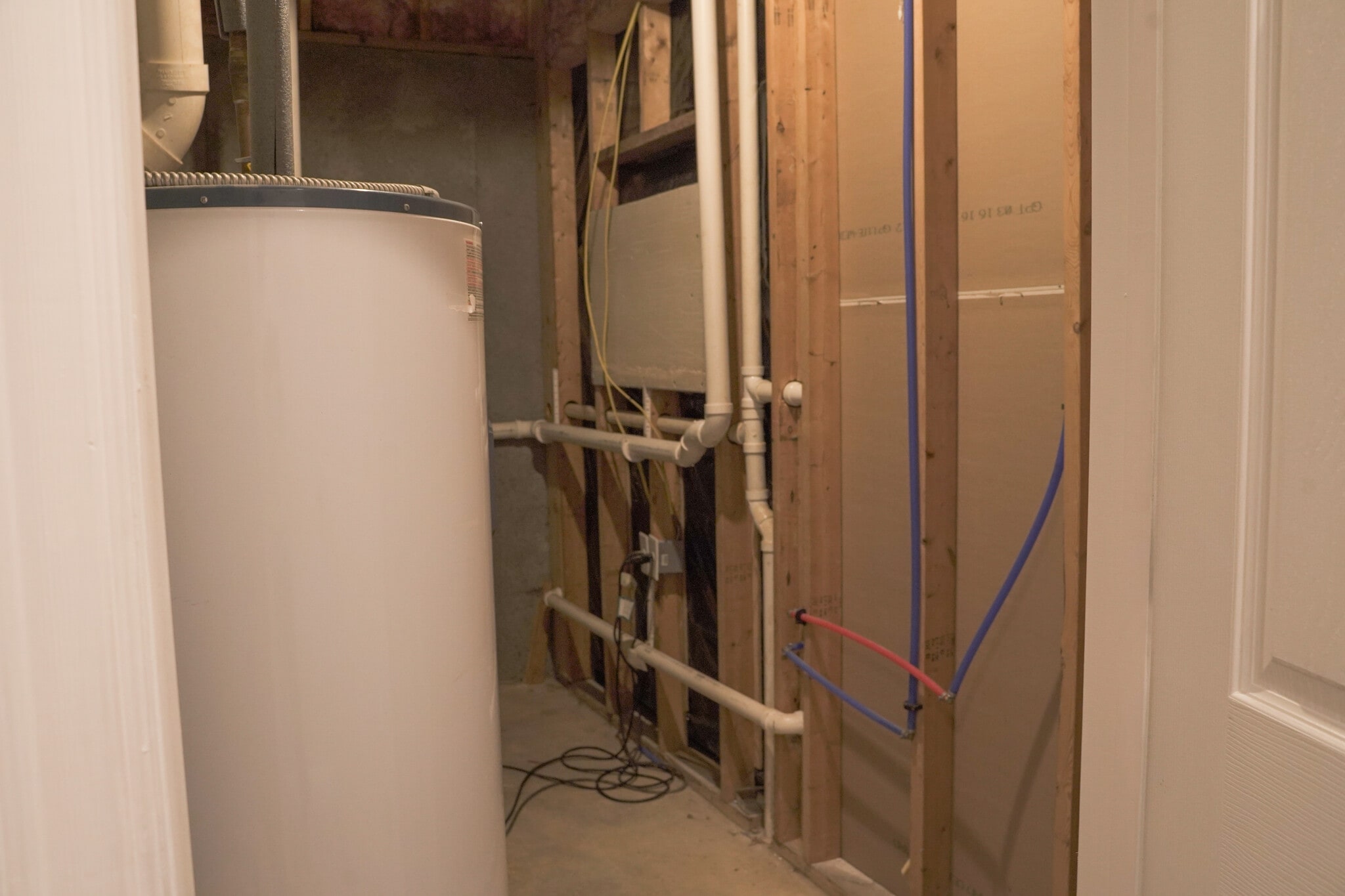 Basement Utility Closet #3 off of Hallway (5x10) - 393 Hays Blvd