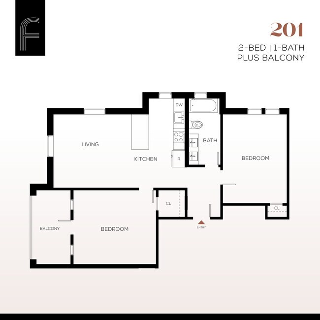 Floorplan - The Fitz Apartments