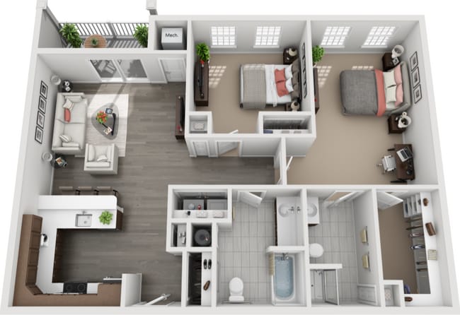 Floorplan - Schuyler Commons