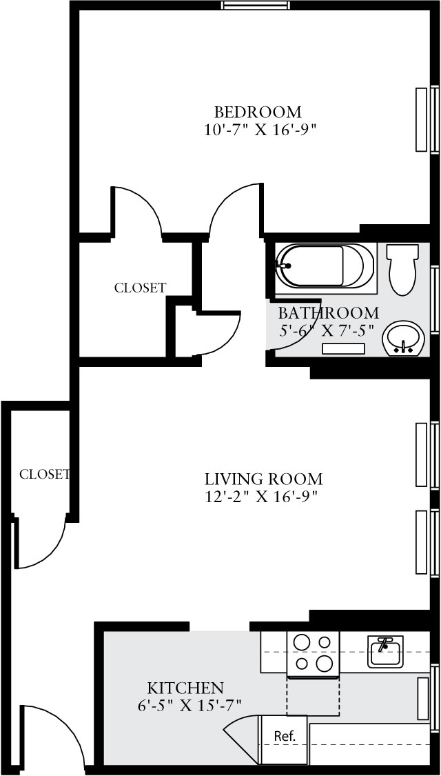 Floorplan - eaves Tunlaw Gardens