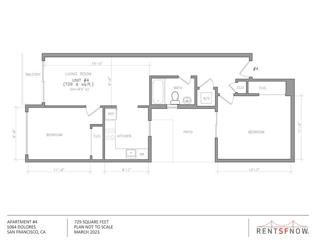 Floorplan - 1064 Dolores