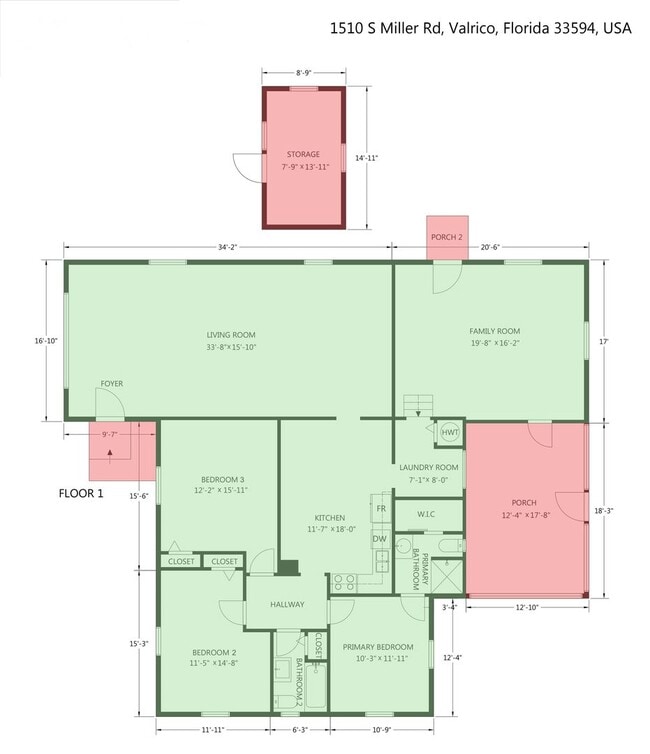 Building Photo - Coming Soon! 3 BR/2BA | Newly Renovated Single Family Home | Large Covered Back Patio| In Valrico!