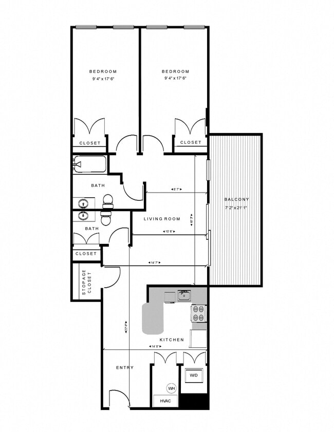 Floorplan - The Lofts at 2nd and LOMA