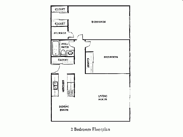 2BR/1BA - Valley Place Apartments