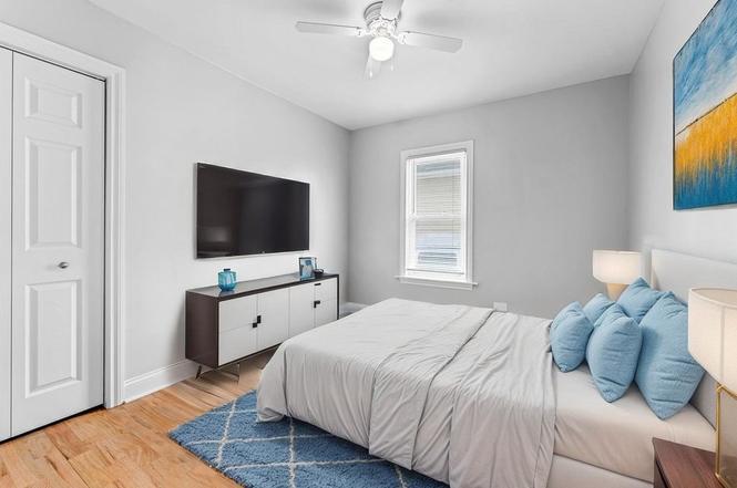 Bedroom 1, virtually staged - 12842 Wood St