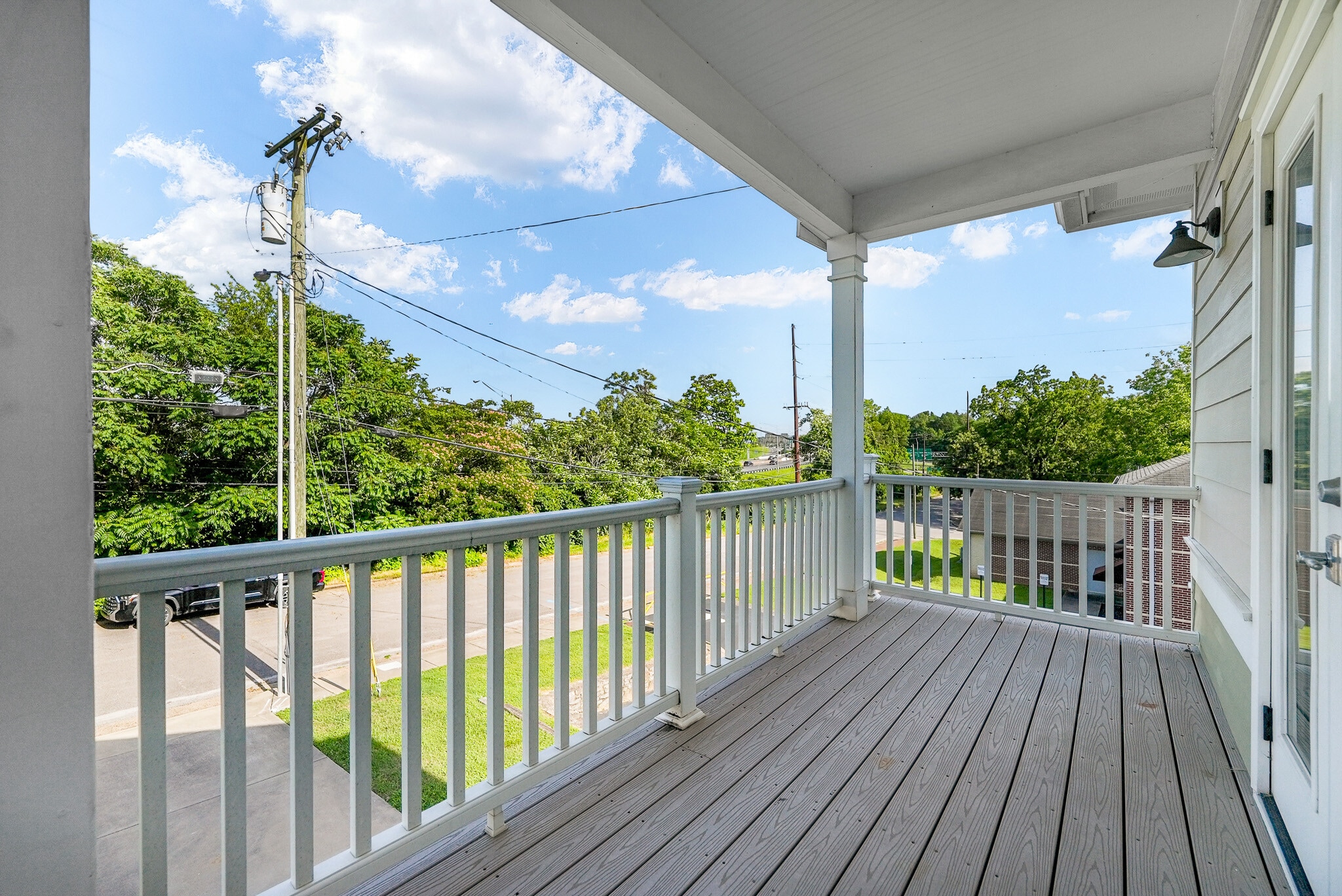 Covered balcony outside Bedroom 3 - 1711 Ridley Blvd