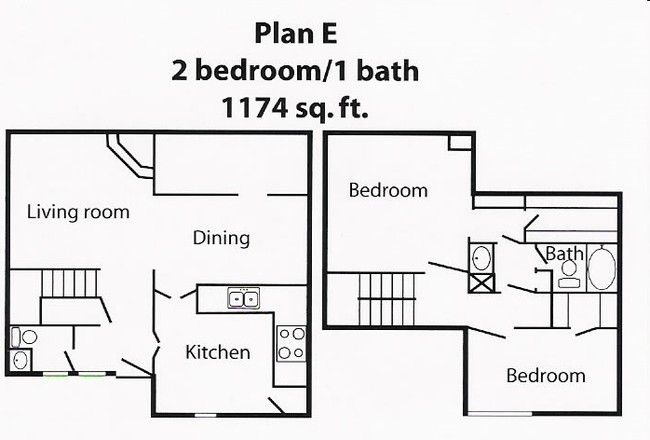 2BR/1BA - Champion Court