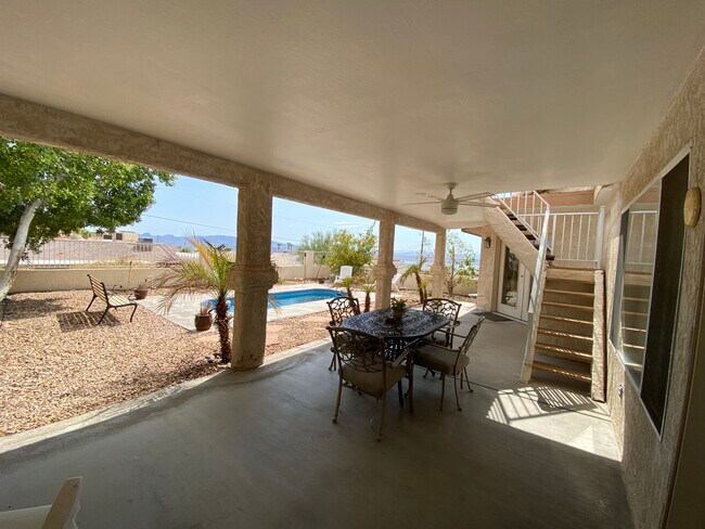 back patio - 3640 Vega Dr