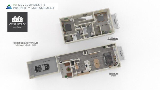 Floorplan - Foxtown Townhomes