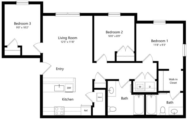 Floorplan - Northside Villas