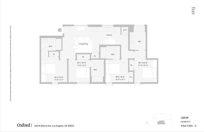 4 Bed 4 Bath - A - Solaire Oxford