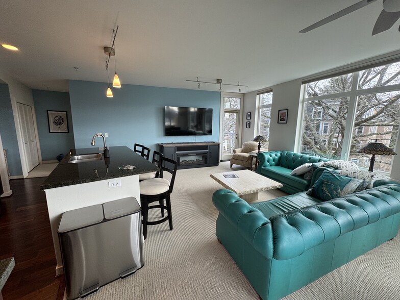 living room looking from south windows - 190 Harbor Sq Loop NE