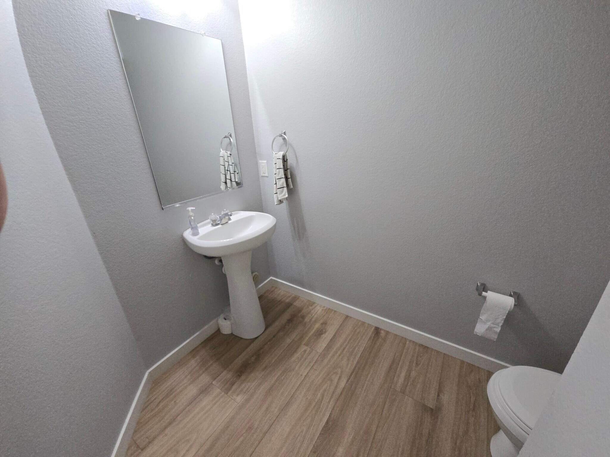 Half bath downstairs - new flooring - 10116 Deer Chase Trl