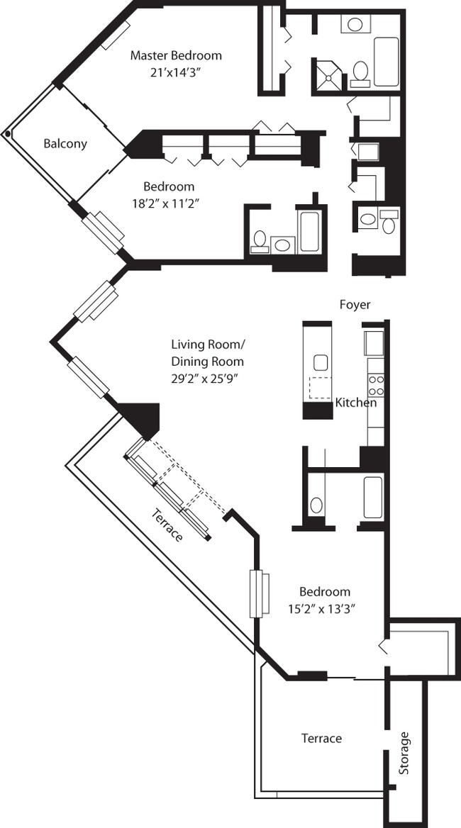 Floorplan - Portside Towers