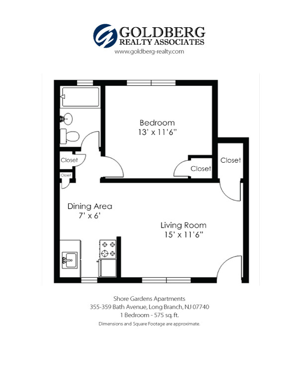 Floorplan - Shore Gardens Apartments