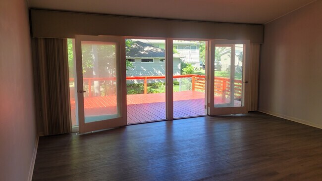 Deck off living room - 504 S Butterfield Rd.