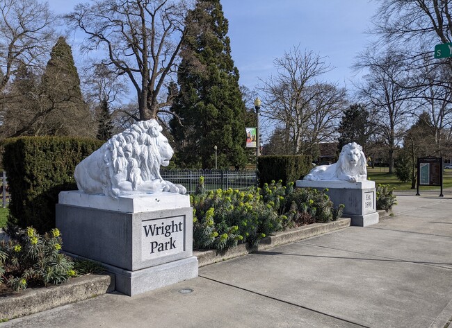 Wright Park - a block away - 612 Tacoma Ave S