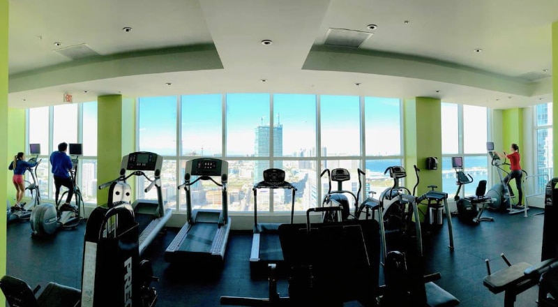 View to Downtown Miami and Miami Beach from the roof - 133 NE 2nd Ave