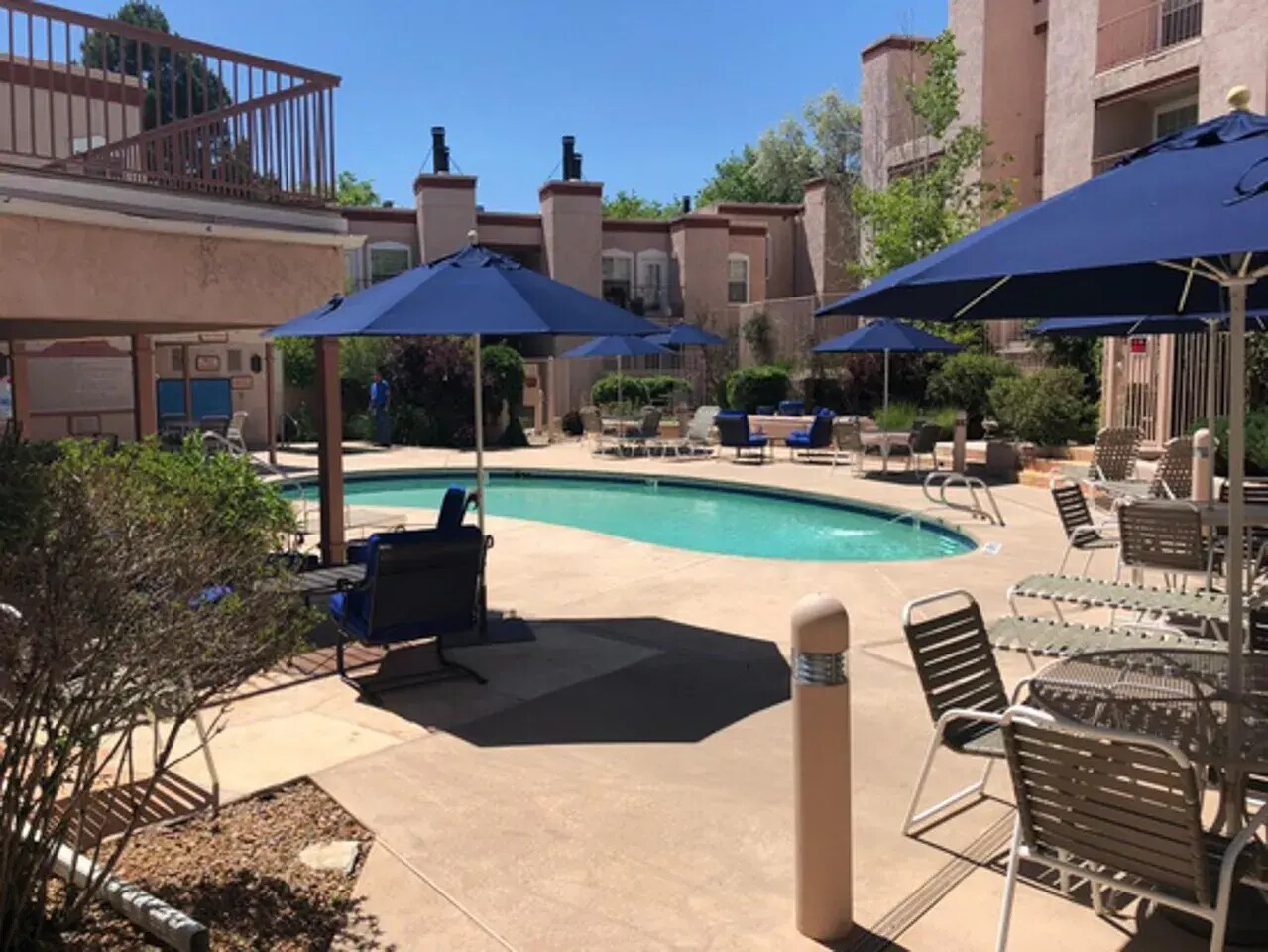 Condo pool - 2501 W Zia Rd