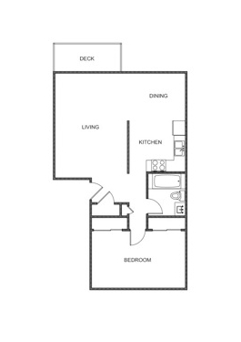 1BR/1BA - Timberlee Apartments