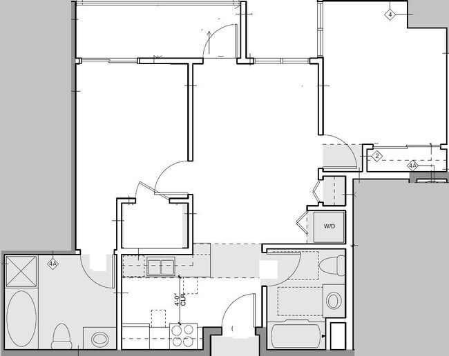 Verona 2x2 floor plan PR SM Verona LLC - PR SM Verona LLC